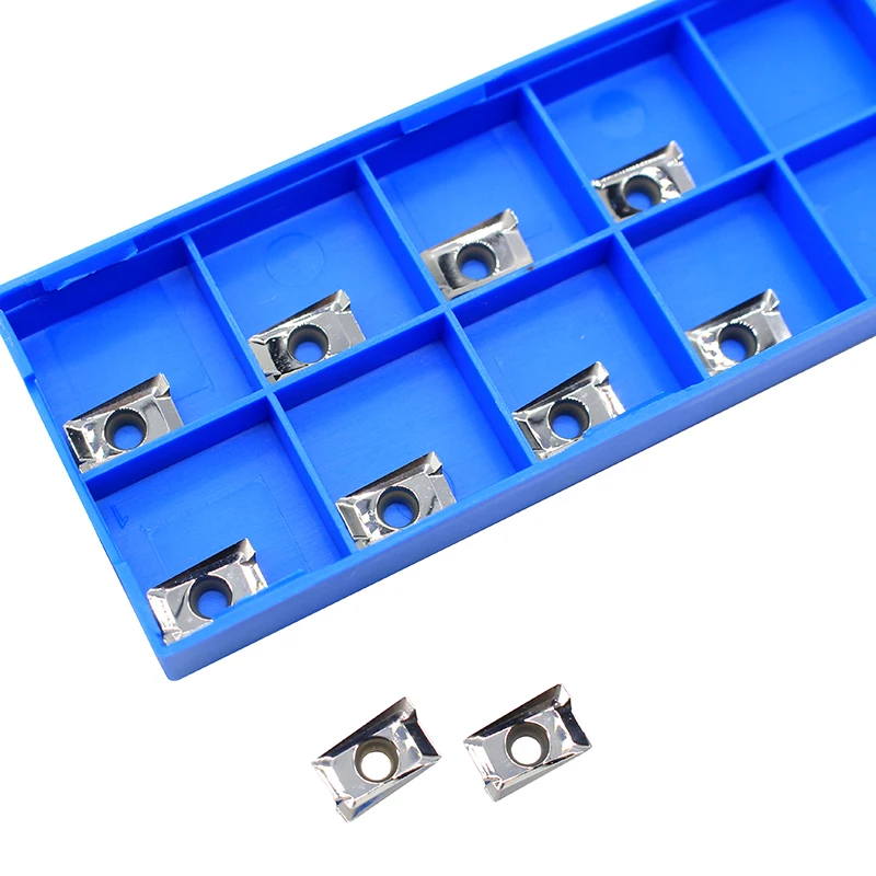 

APKT1003 PDFR APKT 1003 MA H01 Aluminum cutter blade Insert Cutting Tool turning tool CNC Tools AL +TIN Alloy wood