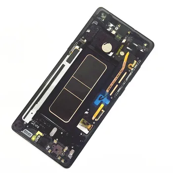 

6.3" Original Note 8 SUPER AMOLED LCD Display With Frame For SAMSUNG Galaxy NOTE8 LCD N9500 N9500F LCD Display Touch Screen