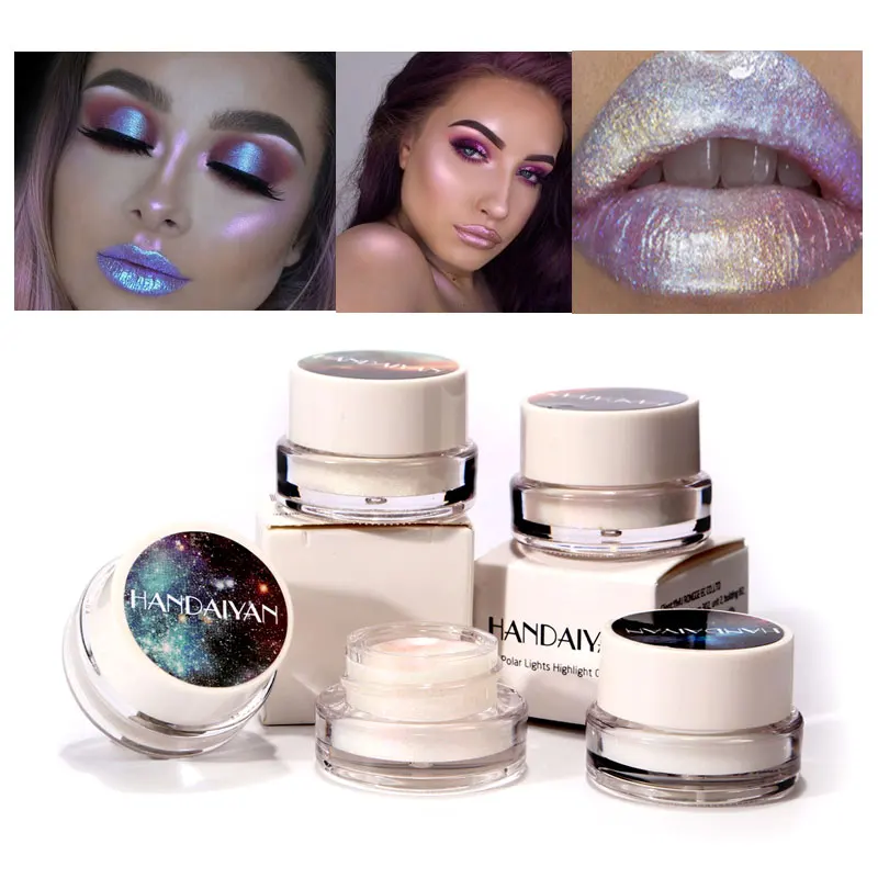 HANDAIYAN Brand Polar Lights Highlight Cream Face Makeup Brighten Shine