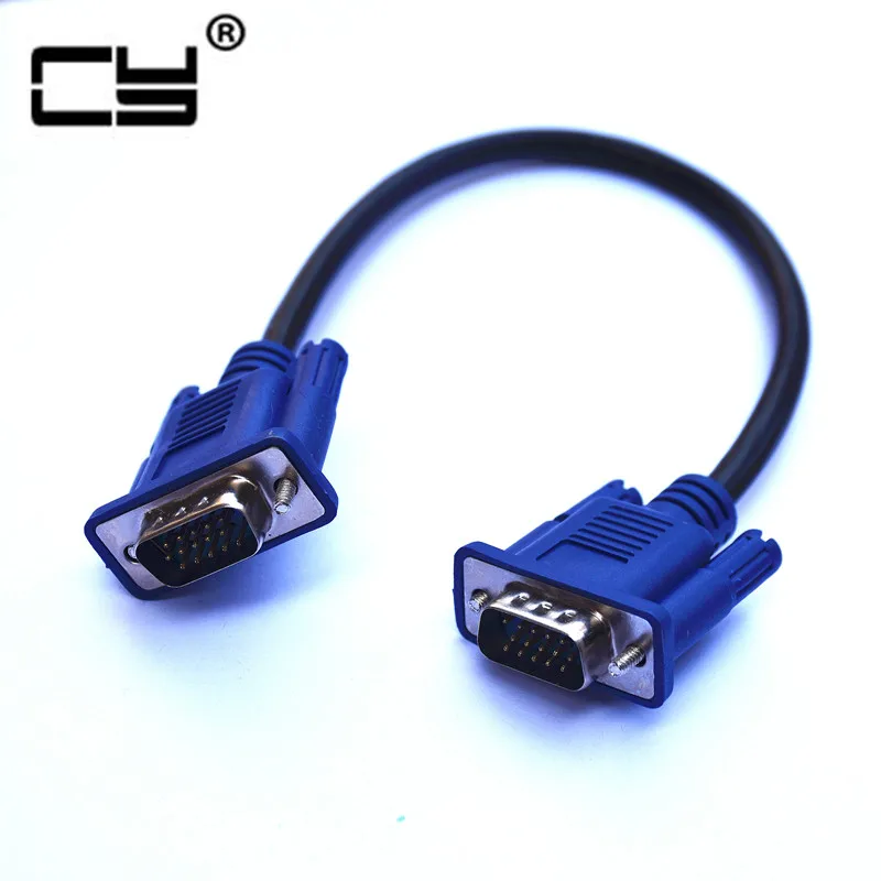 Кабель VGA 15 pin с двойным магнитным кольцом 3 + 6 D SUB Удлинительный кабель Папа папа 1 5