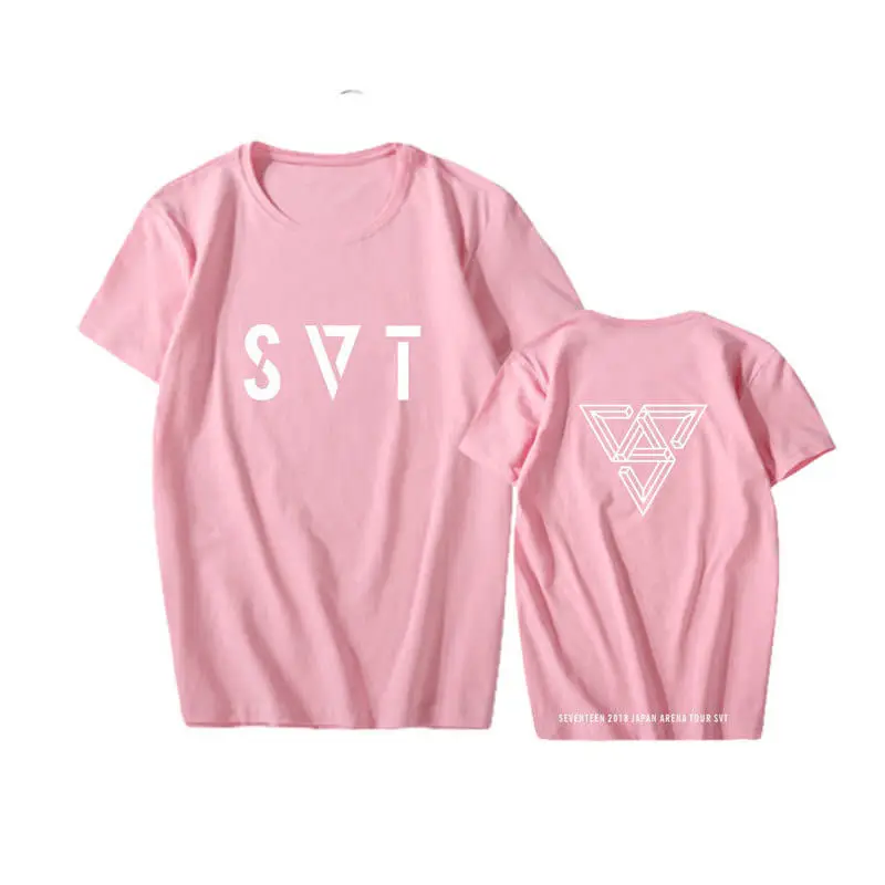 SEVENTEEN 17 Unisex T-shirt 2018 JAPAN ARENA SVT Concert men T shirt Casual Top short sleeve Tee KPOP (4)
