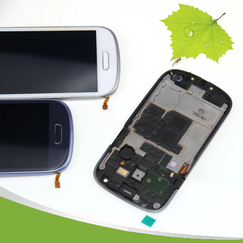 ЖК дисплей для SAMSUNG GALAXY S3 Mini LCD i8190 стеклянная панель сенсорный экран дигитайзер