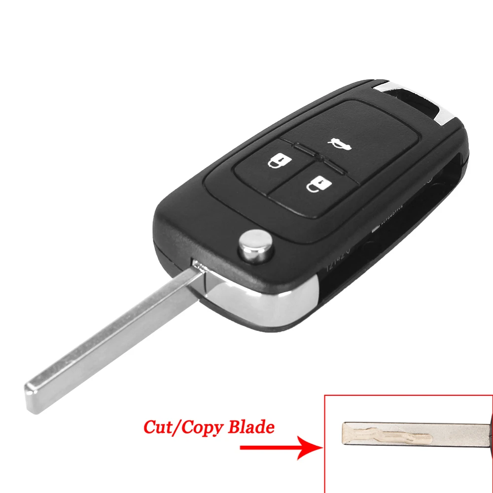 KEYYOU раскладной дистанционный чехол для ключа автомобиля Chevrolet Cruze Epica Lova Camaro Impala
