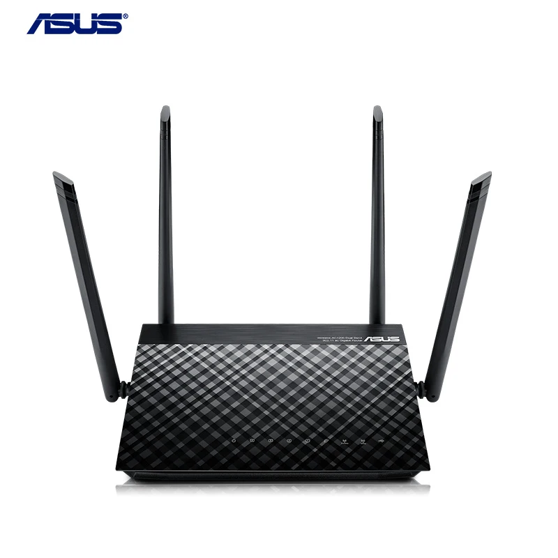 

ASUS RT-AC1200 1200Mbps Wifi Router Dual-Band Wifi 4-port Gigabit Router USB 2.0 Port 2.4G & 5G Frequency Excellent Wifi Router