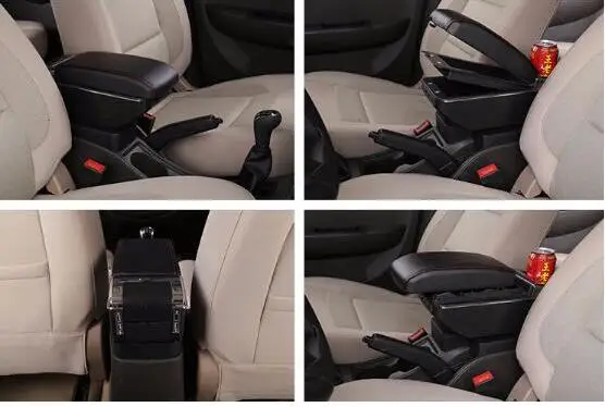 Buy Centre Console Storage Box For Citroen C4 Hatchback 2010 2011 Armrest Arm Rest Rotatable