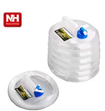 10L Outdoor Folding Bucket PE Portable Compression Drinking Water Bag Applicable Car Washing Bucket