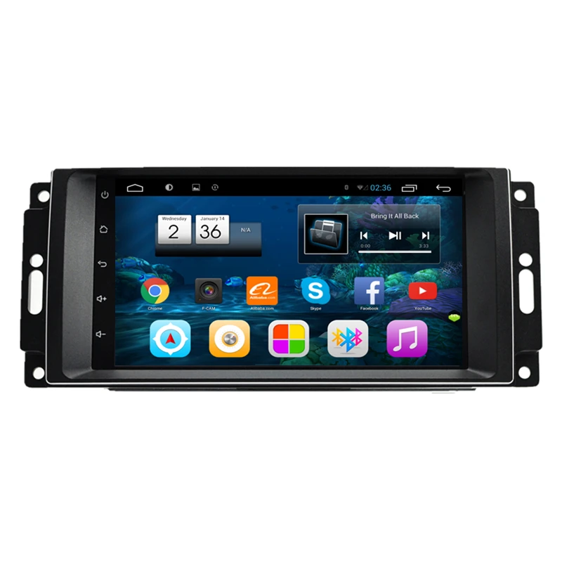 7\ Android Car Radio Audio DVD GPS Navigation Central Multimedia for Dodge RAM Pickup Trucks Avenger Caliber Dakota