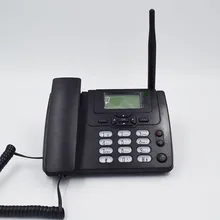 GSM 900/1800MHz Support SIM Card Fixed Phone With FM Radio Call ID Handfree Landline Phone Fixed Wireless Telephone Home Black