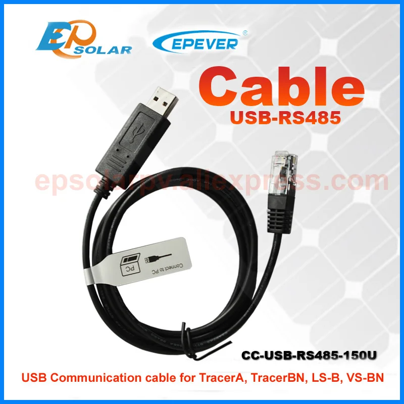CC-USB-RS485-150U-communication-cable-of-EP-solar-controller-EPEVER-controller-connected-to-PC