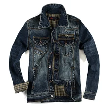 Для Мужчин's Весна и осень Модная Джинсовая Верхняя одежда Для мужчин тонкий короткий дизайн Для Мужчин's джинсовая куртка Для мужчин джинсы Топы f183