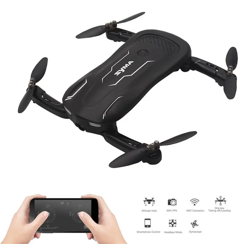 

SYMA Z1 RC Drone with HD Camera FPV Real Time Altitude Hold Optical Flow Positioning Mini Foldable RC Quadcopter