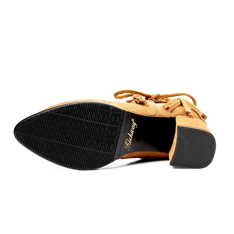 Suede angle boots Kickway botas mujer autumn winte