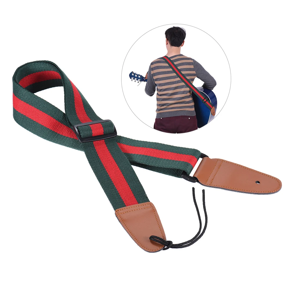 Comfortable Adjustable Guitar Shoulder Strap Nylon Belt Synthetic