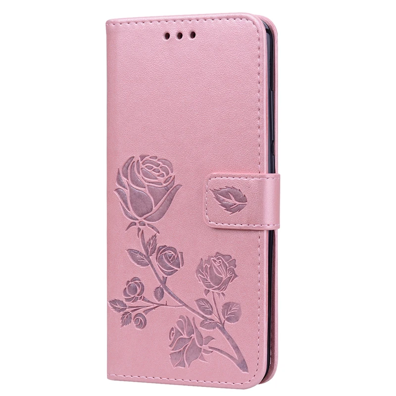 Кожаный чехол-книжка для Xiao mi Red mi Note 6 Pro Red mi 6A 6 Global Phone Wallet чехол s для Xiaomi mi A2 Lite на A2lite - Цвет: Rose Gold