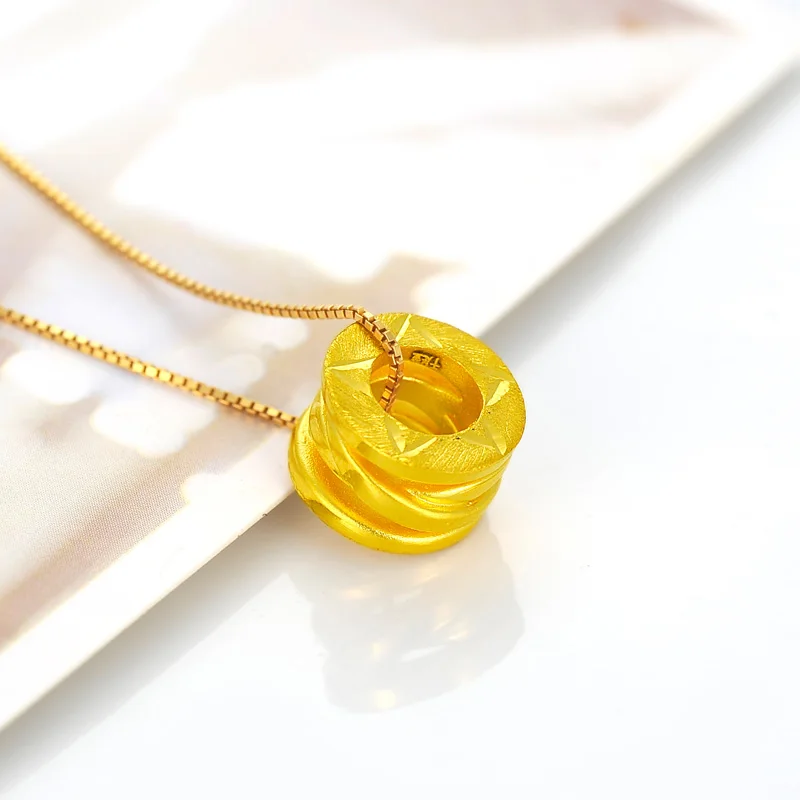 RBG444 Gold Round Necklace Gold Plated Findings 30x13mm 24K Shiny Gold Plated U Shaped Hammered Charms 3 Holes Open U Shaped Pendant