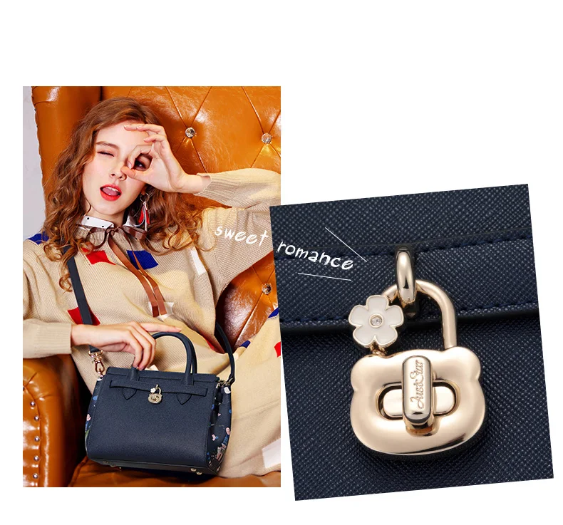 Just star women leather handbag 5
