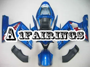 

Hull Fit For Kawasaki ZX-6R 2003 2004 636 Ninja ABS Injection Plastic Fairing Sportbike Cowlings Blue Red Shark Panels