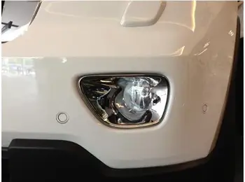 

4pcs Band New ABS Chrome Front + Rear Fog Light Cover Trim for Jeep Grand Cherokee 2011 2012 2013 car accessories