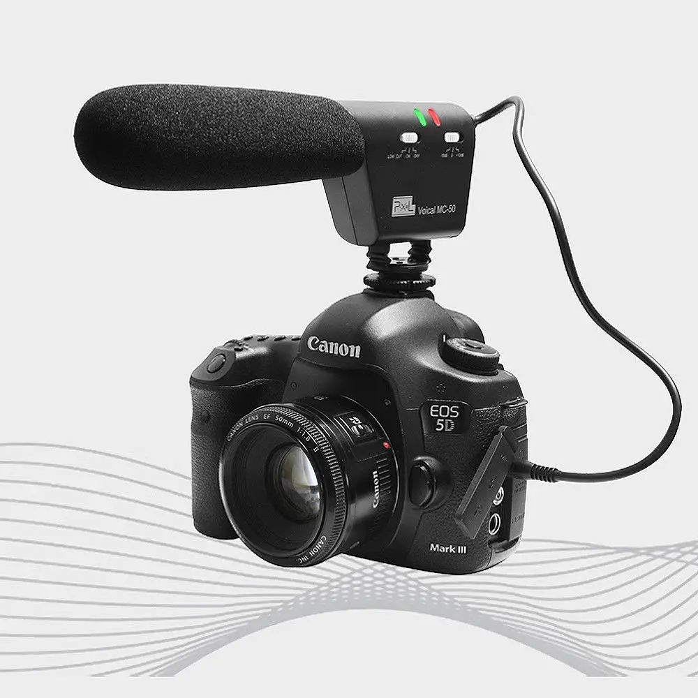 

Microphone Voical DSLR Camera Mount Microphone for Canon for Blackmagic