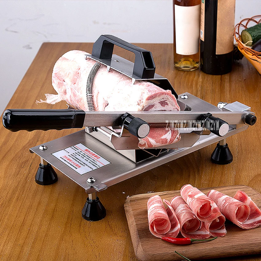 St200b Household Manual Mutton Cutting Machine Automatic Feeding Pork