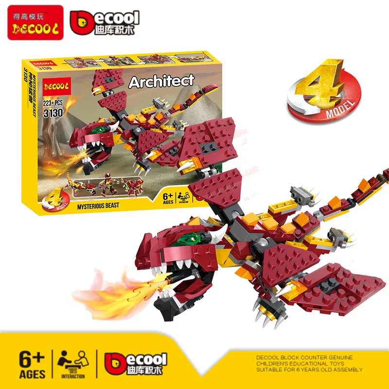 

Mythical Creatures 4 In 1 Building Blocks Toys Compatible With Lego 31073 Article