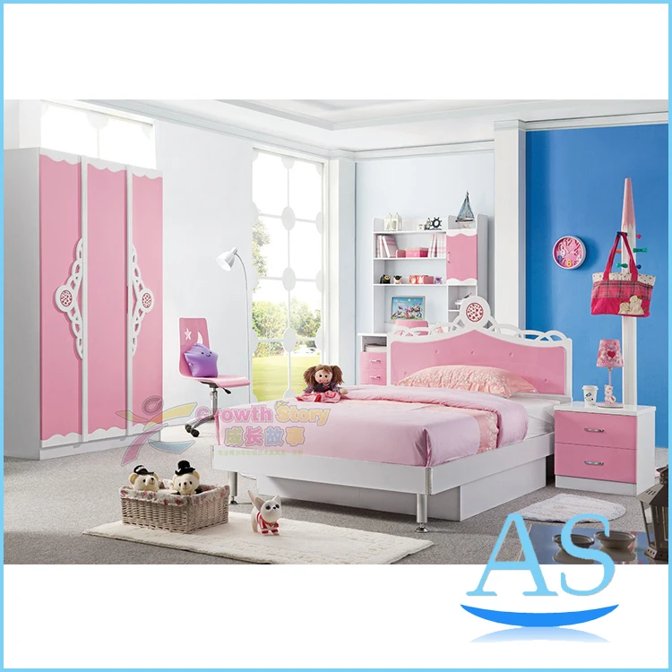 pink kids bedroom set