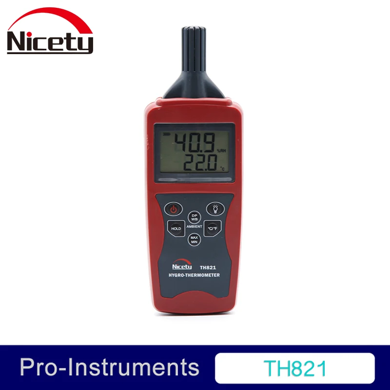 

Nicety ST8010 Digital Thermometer Hygrometer Temperature Humidity LCD Screen hygro meter with Dewpoint calculation and wet bulb