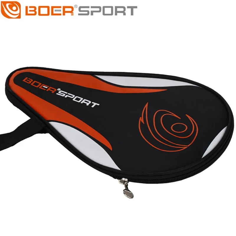 Boer один кусок профессиональные новые ракетки для настольного тенниса летучая мышь мешок Оксфорд пинг понг чехол водонепроницаемый пылезащитный полная защита