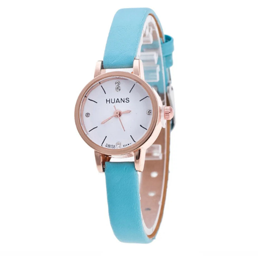 Минималистичные модные женские часы с тонким ремешком для путешествий, сувениры, подарки на день рождения, и# D - Цвет: C