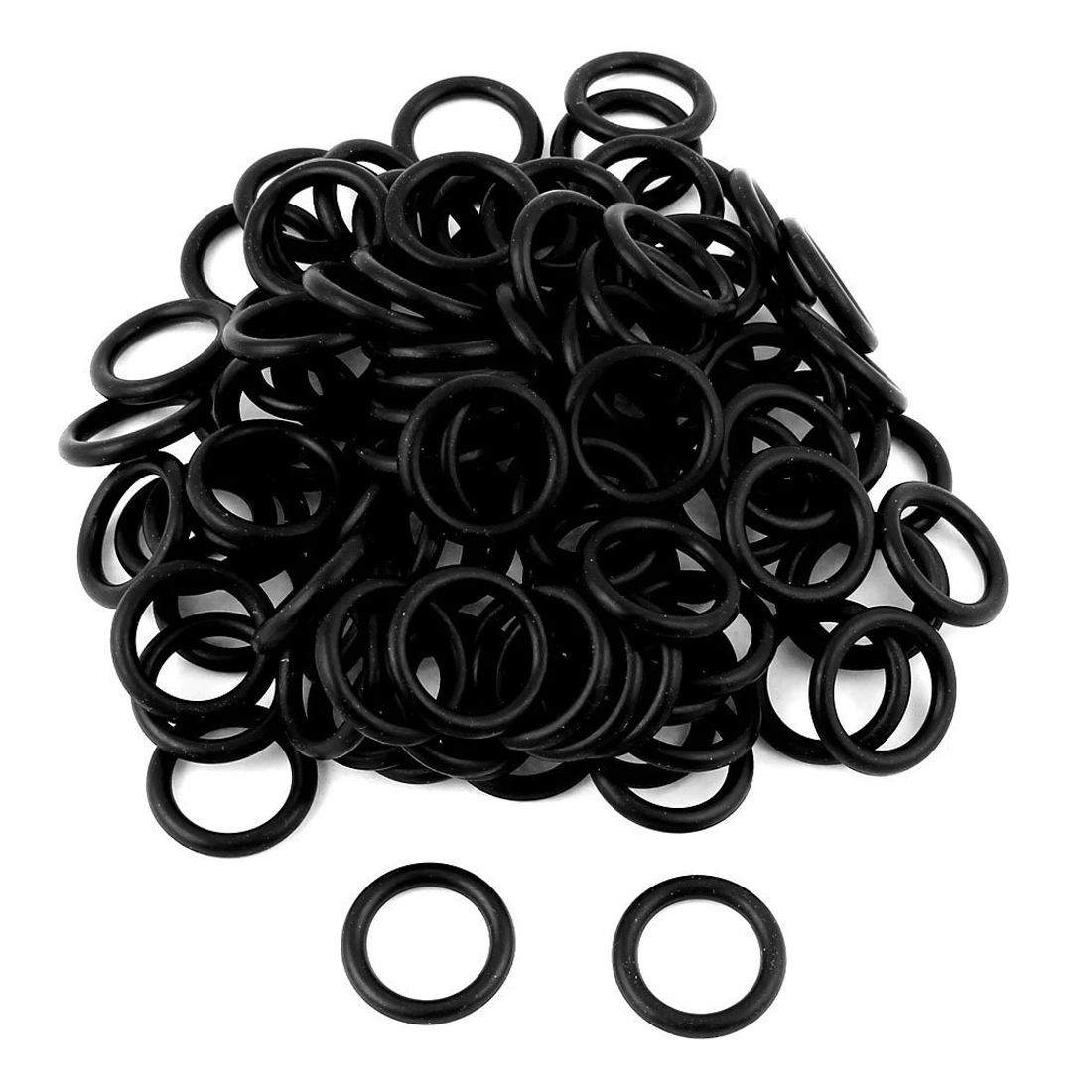 

BOFO 100Pcs Black Rubber O Ring 20mm x 14mm x 3mm for RC Plane Prop Saver