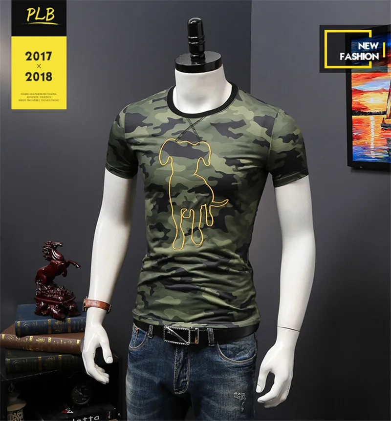 Top COTTON T font b shirt b font short sleeve print font b men b font