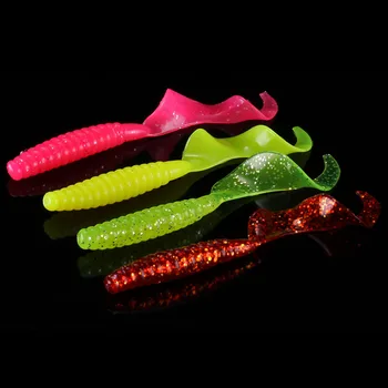 

WALK FISH 5PCS/Lot Wobbler Jigging 7cm 3.2g Fishing Lure Soft Worm Shrimp Silicone Bait Crankbait Fishing Tackle