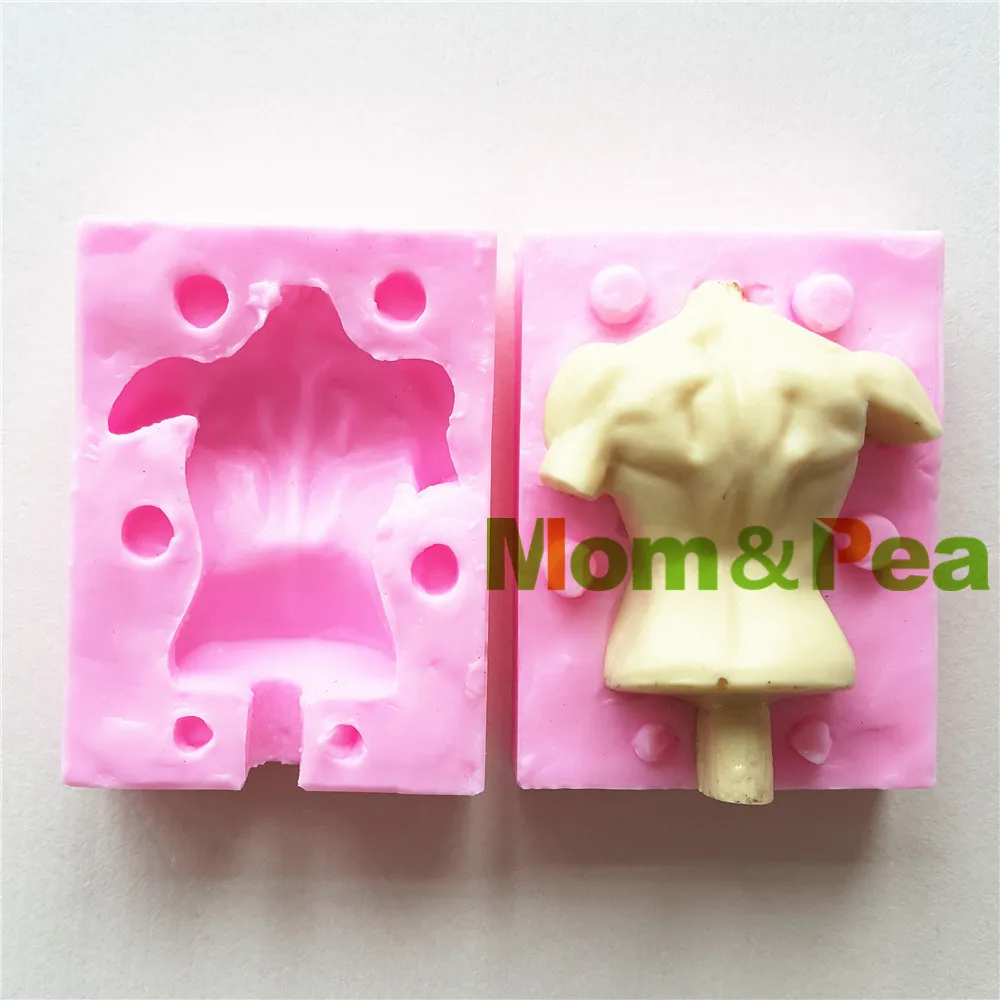Силиконовая форма Mom & Pea MPA1661 в форме мускулов для мужчин 3D формы украшения торта