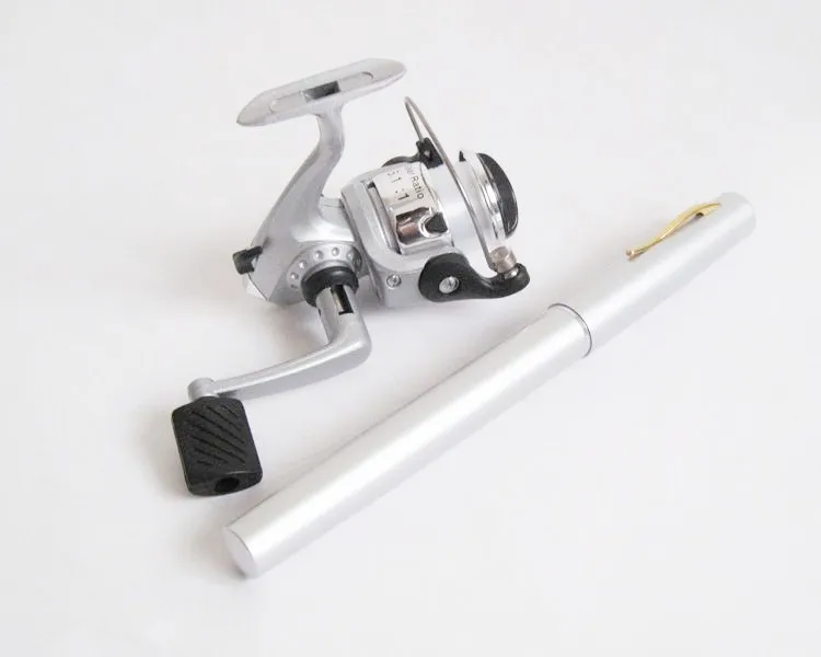 EMMROD 1 Meter Glass Fiber Reinforced Plastic Box Pen Fishing Rod Mini Portable Sea Fishing Rod Gift