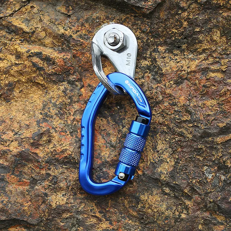 Climbing Carabiner Buckle 22KN Pear-shape