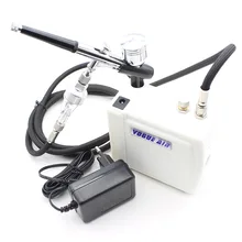 Dual Action Airbrush Kit Mini Compressor 12v Air Brush Gun For Art Painting Makeup Manicure Craft Model AirBrush Nail Tool Set