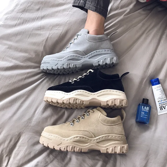 

2019 spring new retro men's trend low shoes students wild Korean version of the old shoes men's shoes a generation