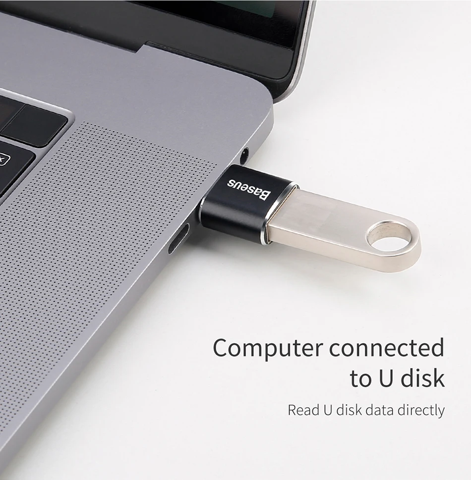 Baseus usb type C OTG адаптер USBC type-c конвертер для Xiaomi Mi 9 samsung S10 Note 10 huawei mate 30 P30 Pro USB-C разъем