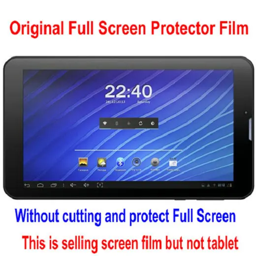 Witblue 3PCs/lot Screen Guard For 7" iRulu 3G Phablet NX7301 Ocaler PB0167 Tablet Clear Full Screen Protector Film