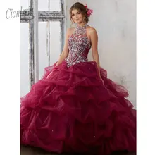 Элегантное бальное платье, бальное платье, американская пройма с бисером, стразы, длинные милые вечерние платья 16 лет, Vestido De 15 Anos