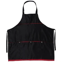 4 кармана Профессиональный Салон Парикмахерская мантия для стрижки волос накидка парикмахерский фартук