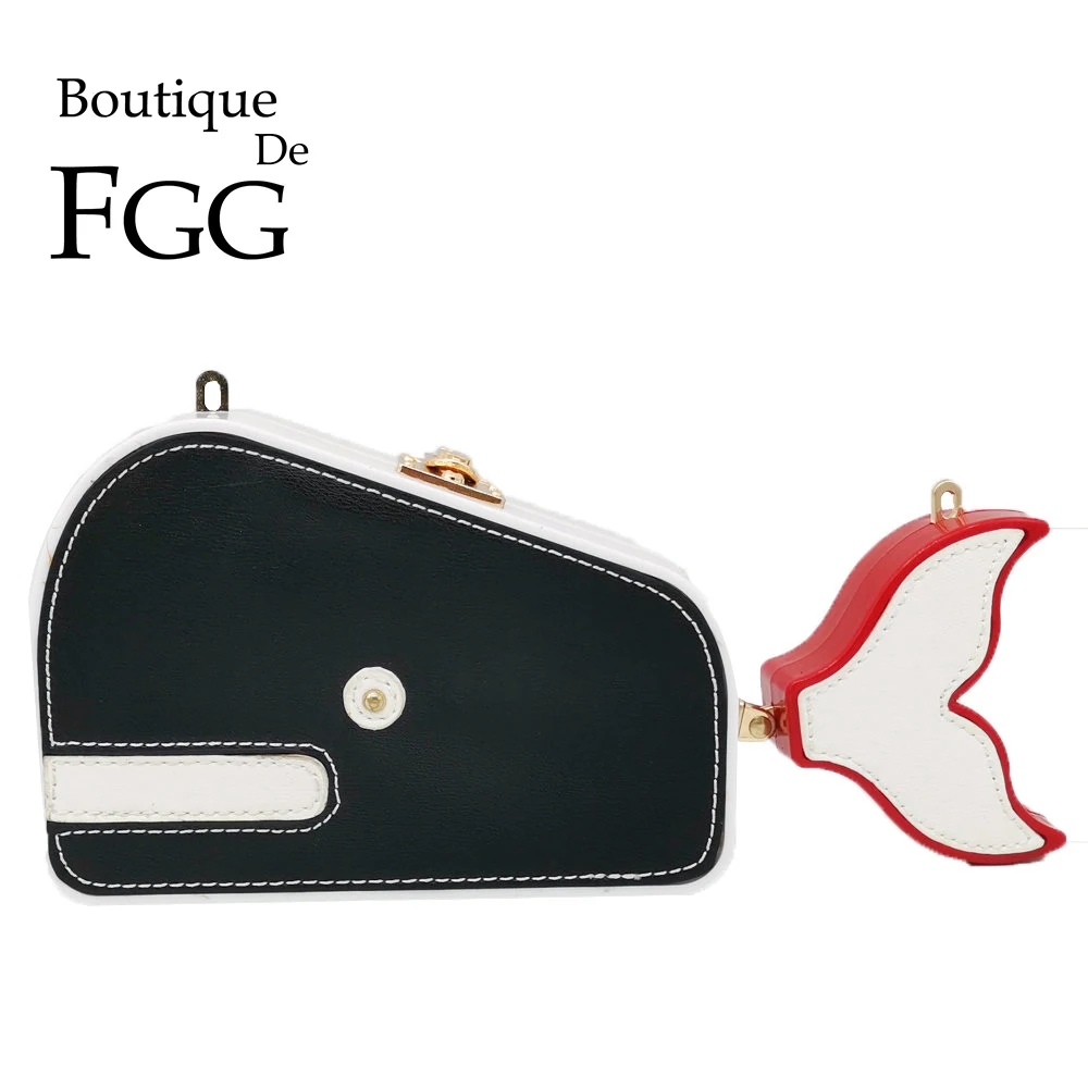 Boutique De FGG Краб \ кошка \ утка \ Собака \ Слон \ КИТ Женские повседневные сумки через плечо женская маленькая сумка через плечо Сумочка через плечо на цепочке