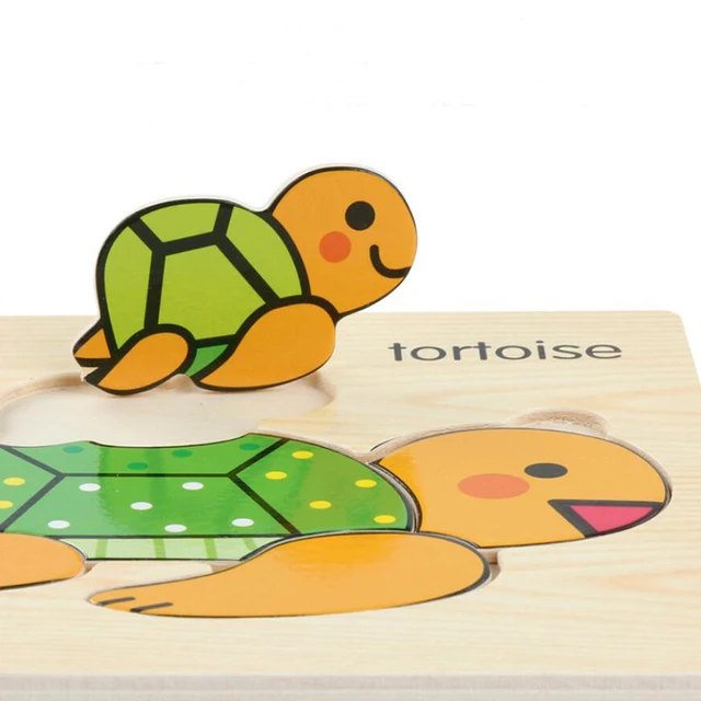 2018 New 58 Style 3D Wooden Puzzle Kids Educational Learning Toys Games For Children Animals Vegetable Traffic Puzzles DK-M200 4