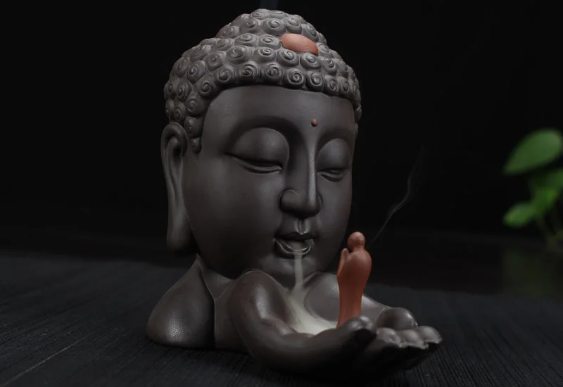 Курильница для благовоний горелка творческий дом декоративная керамика Будда ладан держатель буддийская кадильница дзен медитация Сатана