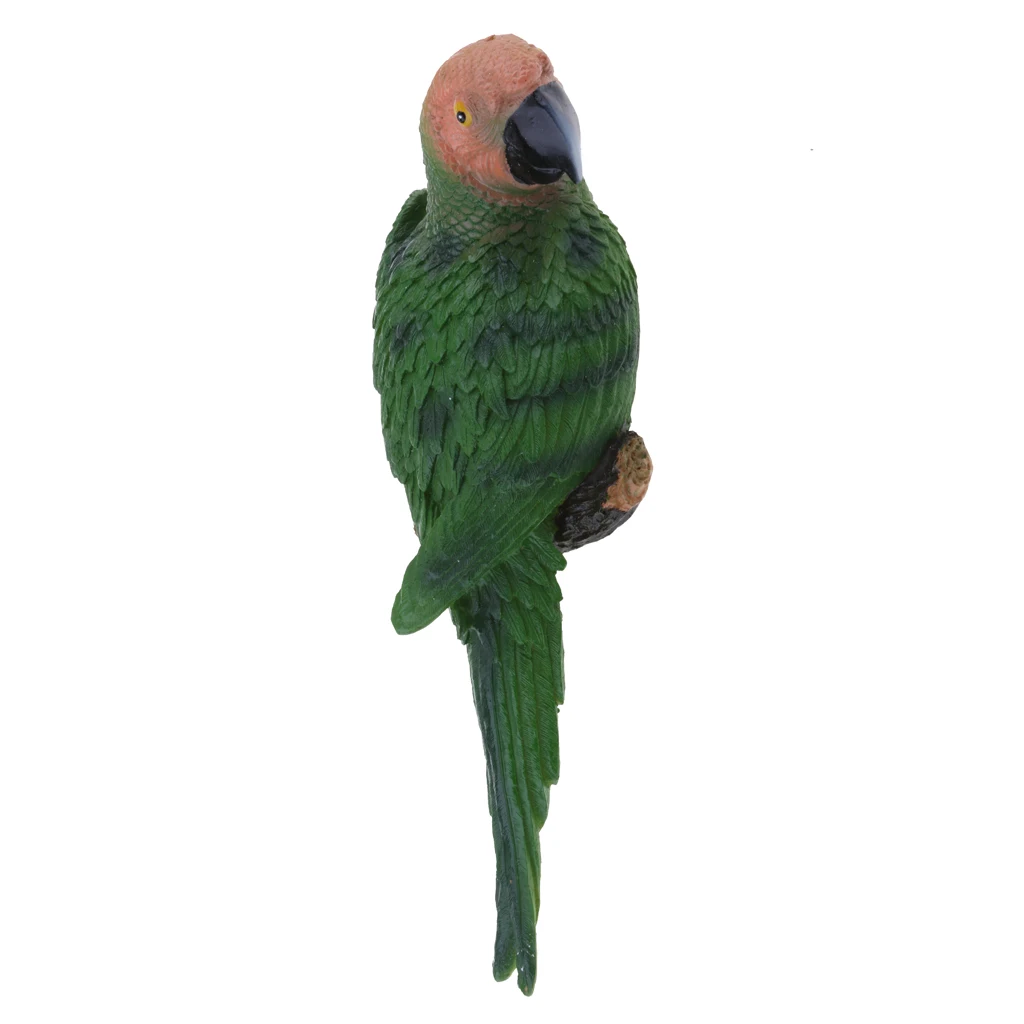 Parrot Outdoor Patio Resin Animal Model Toy Teaching Prop Wedding Decor