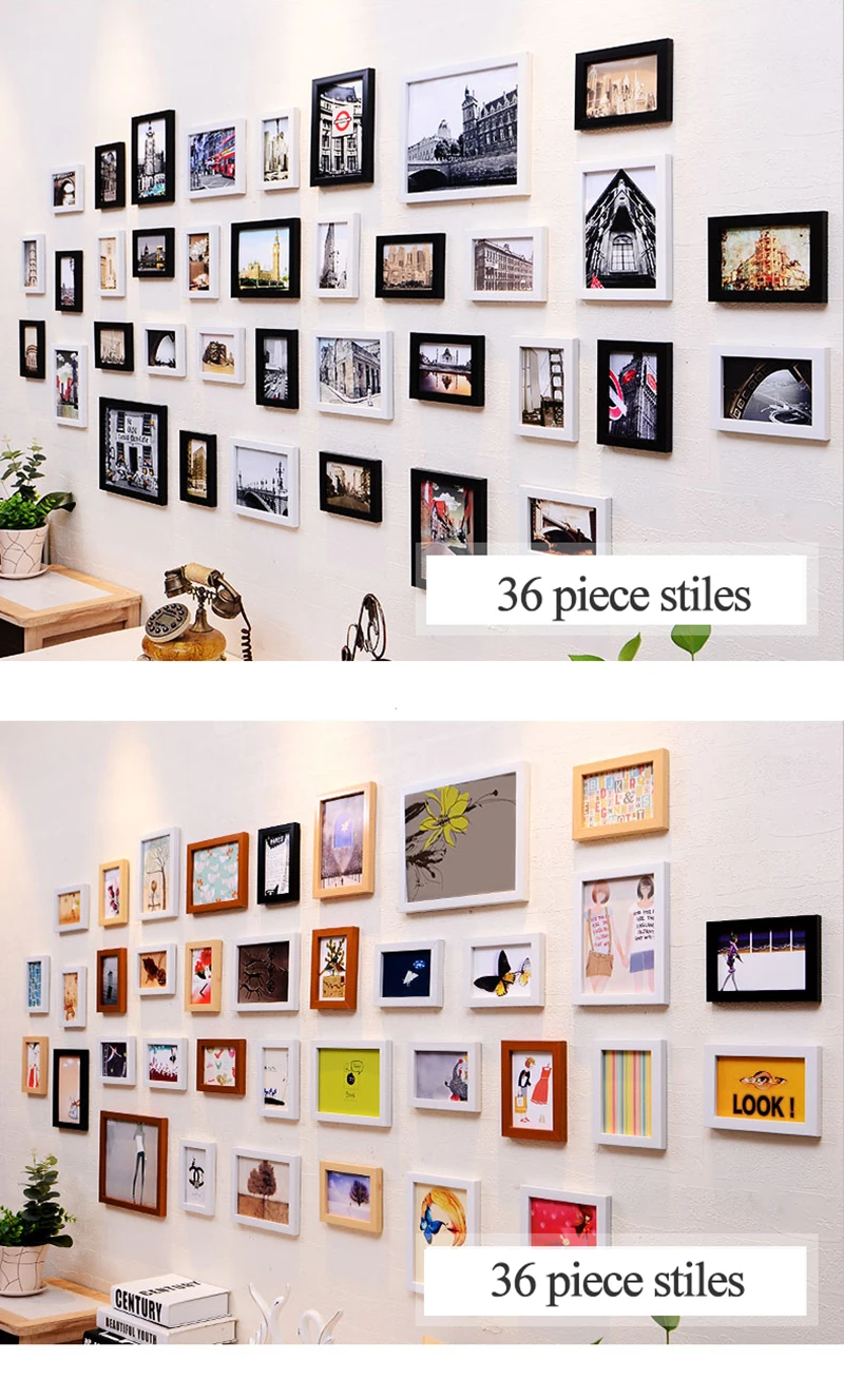 photo frame white mini frame  cadre photos magnetic photo frame wall frame for picture family picture frame a3 frame picture frame vintage frame box glass frame photo moldura madeira  (7)