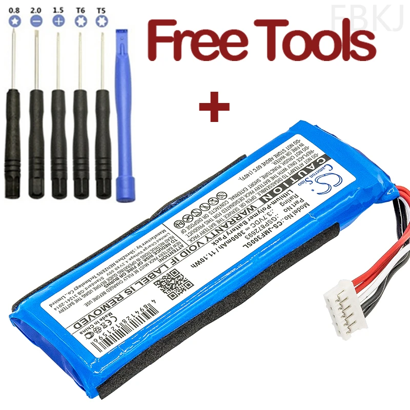 

Upgrade! Cameron Sino Battery For JBL GSP872693,P763098 03 Speaker Battery Li-Polymer