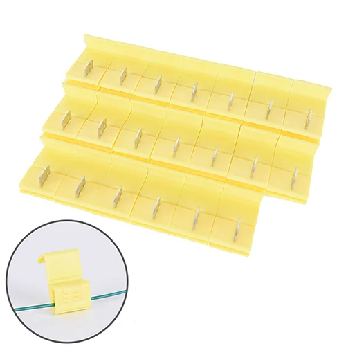 

20PCS Lock Wire Elec cal Cable Connectors Quick Splice Terminals Crimp