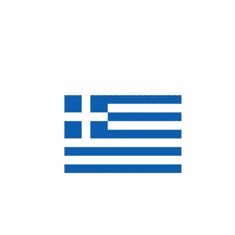 YJZT 11 см* 7,1 см креативная забавная греческий флаг Автомобильная наклейка из ПВХ наклейка на мотоцикл 6-1082