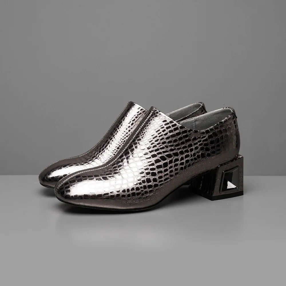 MORAZORA/Новинка года; женская обувь из натуральной кожи; демисезонные туфли-лодочки с круглым носком; женская обувь; элегантная обувь на высоком каблуке